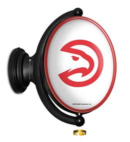 Atlanta Hawks: Original Oval Rotating Lighted Wall Sign