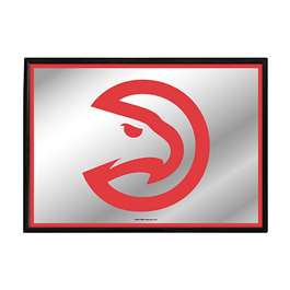 Atlanta Hawks: Framed Mirrored Wall Sign