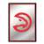 Atlanta Hawks: Vertical Framed Mirrored Wall Sign