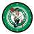 Boston Celtics: Modern Disc Wall Clock