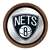 Brooklyn Nets: "Faux" Barrel Top Mirrored Wall Sign