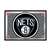 Brooklyn Nets: Team Spirit - Framed Mirrored Wall Sign