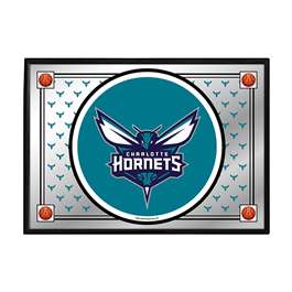 Charlotte Hornets: Team Spirit - Framed Mirrored Wall Sign