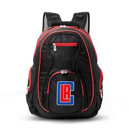 Los Angeles Clippers  19" Premium Backpack W/ Colored Trim L708