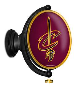 Cleveland Cavaliers: Original Oval Rotating Lighted Wall Sign