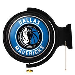 Dallas Mavericks: Original Round Rotating Lighted Wall Sign