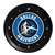 Dallas Mavericks: Ribbed Frame Wall Clock