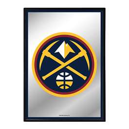 Denver Nuggets: Vertical Framed Mirrored Wall Sign