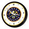 Denver Nuggets: Retro Lighted Wall Clock