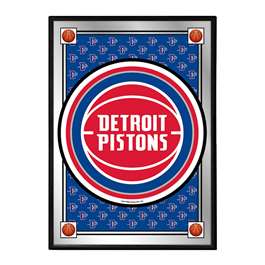 Detroit Pistons: Team Spirit - Framed Mirrored Wall Sign