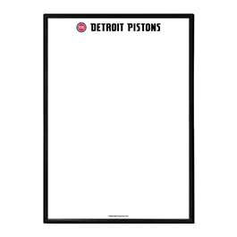 Detroit Pistons: Framed Dry Erase Wall Sign
