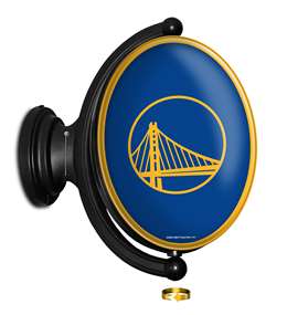 Golden State Warriors: Original Oval Rotating Lighted Wall Sign