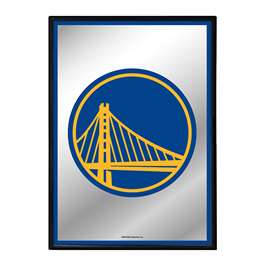 Golden State Warriors: Framed Mirrored Wall Sign