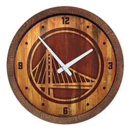 Golden State Warriors: "Faux" Barrel Top Clock