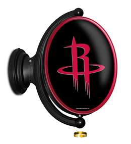Houston Rockets: Original Oval Rotating Lighted Wall Sign