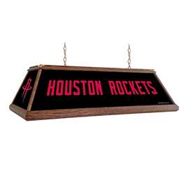 Houston Rockets: Premium Wood Pool Table Light