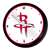 Houston Rockets: Retro Lighted Wall Clock