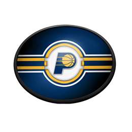 Indiana Pacers: Oval Slimline Lighted Wall Sign