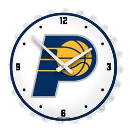 Indiana Pacers: Bottle Cap Lighted Wall Clock