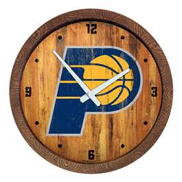 Indiana Pacers: "Faux" Barrel Top Clock