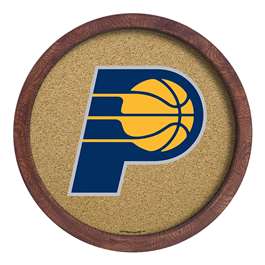 Indiana Pacers: "Faux" Barrel Framed Cork Board