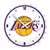 Los Angeles Lakers: Bottle Cap Lighted Wall Clock