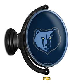 Memphis Grizzlies: Original Oval Rotating Lighted Wall Sign