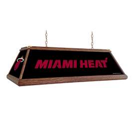 Miami Heat: Premium Wood Pool Table Light