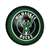 Milwaukee Bucks: Round Slimline Lighted Wall Sign