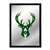 Milwaukee Bucks: Framed Mirrored Wall Sign