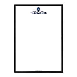 Minnesota Timberwolves: Framed Dry Erase Wall Sign