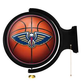 New Orleans Pelicans: Basketball - Original Round Rotating Lighted Wall Sign