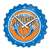 New York Knicks: Bottle Cap Wall Clock