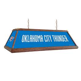 Oklahoma City Thunder: Premium Wood Pool Table Light