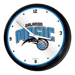 Orlando Magic: Retro Lighted Wall Clock