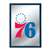 Philadelphia 76ers: Framed Mirrored Wall Sign