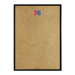 Philadelphia 76ers: Framed Corkboard