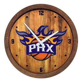 Phoenix Suns: Logo - "Faux" Barrel Top Clock