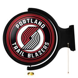 Portland Trail Blazers: Original Round Rotating Lighted Wall Sign    