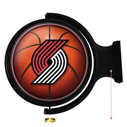 Portland Trail Blazers: Basketball - Original Round Rotating Lighted Wall Sign