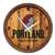 Portland Trail Blazers: Logo - "Faux" Barrel Top Clock