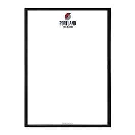 Portland Trail Blazers: Framed Dry Erase Wall Sign