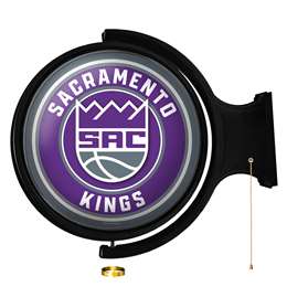 Sacramento Kings: Original Round Rotating Lighted Wall Sign    