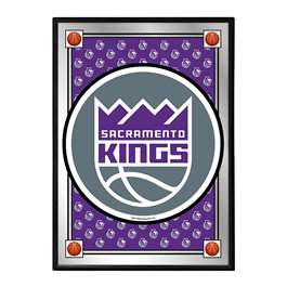 Sacramento Kings: Team Spirit - Framed Mirrored Wall Sign