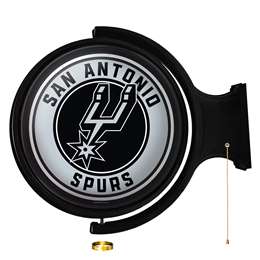 San Antonio Spurs: Original Round Rotating Lighted Wall Sign    