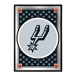 San Antonio Spurs: Team Spirit - Framed Mirrored Wall Sign
