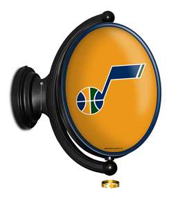 Utah Jazz: Original Oval Rotating Lighted Wall Sign