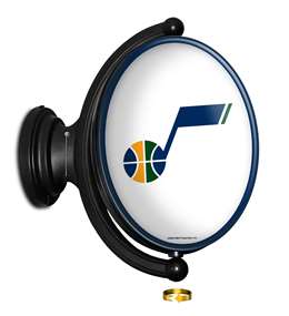 Utah Jazz: Original Oval Rotating Lighted Wall Sign