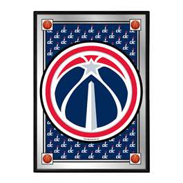 Washington Wizards: Team Spirit - Framed Mirrored Wall Sign