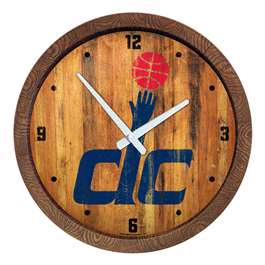 Washington Wizards: Logo - "Faux" Barrel Top Clock